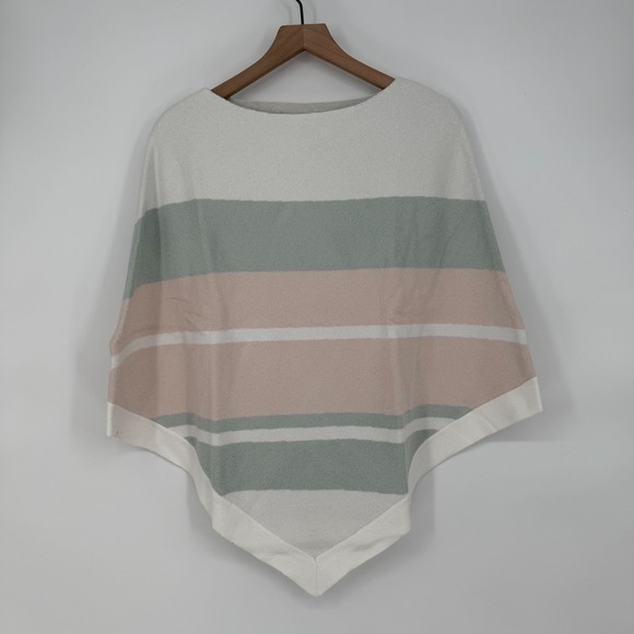 Barefoot Dreams CozyChic Ultra Lite Ocean Breeze Poncho...